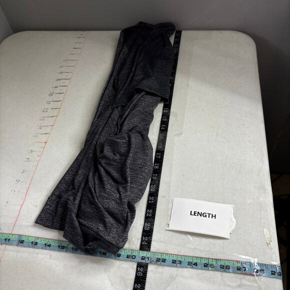 104. Beyond Yoga Womens L Gray Open Back Long Sleeve Workout Top Activewear Y2K - Picture 7 of 11